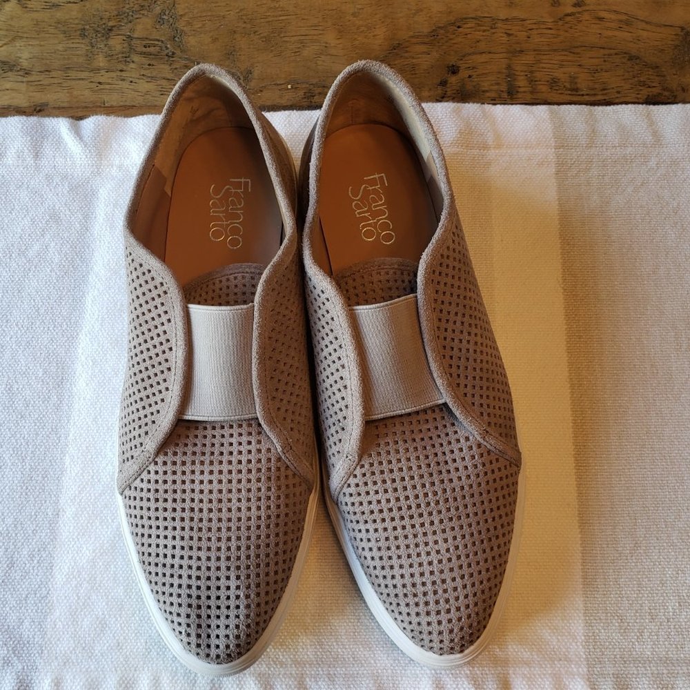 Franco Sarto Suede Slip On Sneaker Nadine
